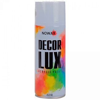 Фарба біла матова 450мл акрилова Decor LUX NOWAX