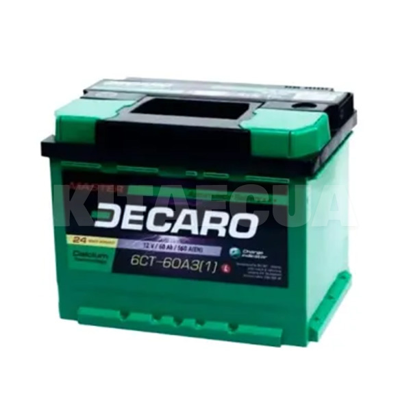 Аккумулятор автомобильный Master 60Ач 580А "+" слева DECARO (6СТ-60 (1) M)
