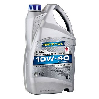 Масло моторное полусинтетическое 5л 10w-40 llo RAVENOL