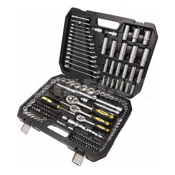 Набор инструментов 1/4" & 1/2" & 3/8" 216 предметов WMC TOOLS (WT-38841)
