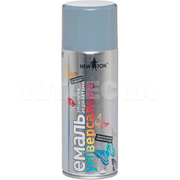 Краска-эмаль универсальная глянцевая 400мл серая NEW TON (57909-NEW-TON)