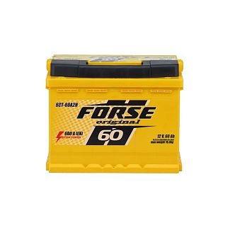 Акумулятор автомобільний 60Ач 600А "+" зліва FORSE