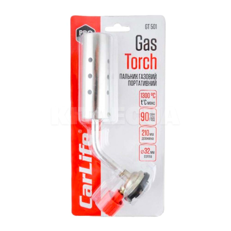 Пальник газовий портативний D32мм Gas Torch CARLIFE (GT501) - 2