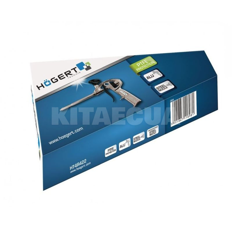 Пистолет для монтажной пены с алюминиевым соплом HOGERT (HT4R422) - 2