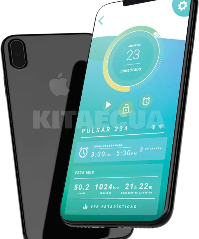 Зарядка для электромобиля Type 2 7.4 кВт 32A 1-фаза Pulsar Plus белая Wallbox на Подбор по авто Mercedes (PLP1-0-2-2-9-001) - 6