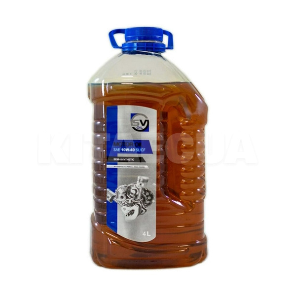 Масло моторне Напівсинтетичне 4л пет 10w-40 SV OIL (10055)