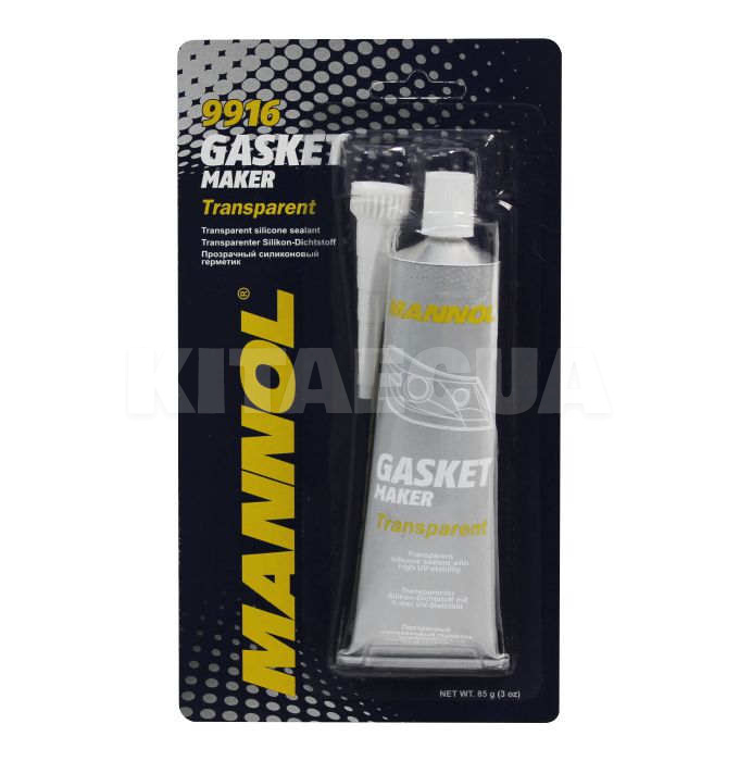 Герметик автомобильный формирователь прокладок 85г Gasket Maker прозрачный Mannol (9916) - 3