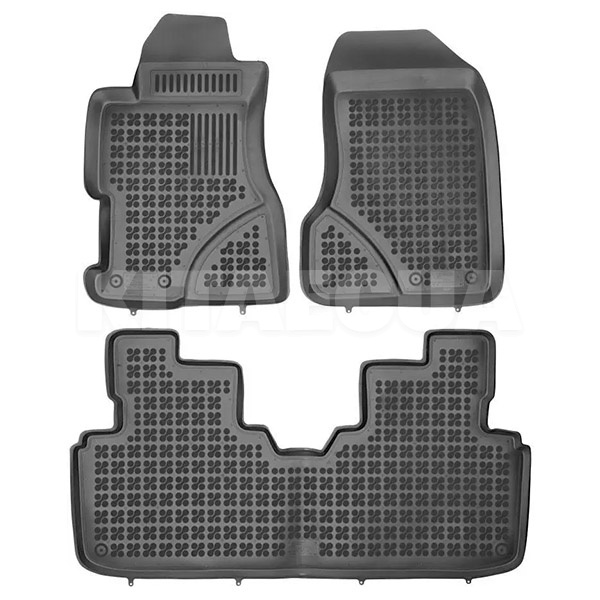 Резиновые коврики в салон Honda Civic 5D (2001-2005) (3шт) 200906 REZAW-PLAST (26063)