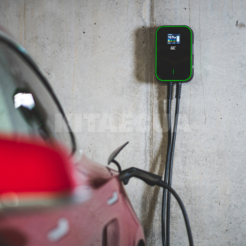 Зарядка для электромобиля 22 кВт 32A 3-фазы Type 2 (европейское авто) PowerBox Green Cell на AUDI e-tron (EV14) - 5