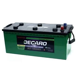 Аккумулятор автомобильный Master 190Ач 1250А "+" слева DECARO