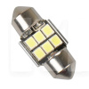 Светодиодная лампа E6 9/18V C5W 28мм (компл.) AMS (41233)