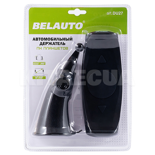 Держатель автомобильный для планшетов 155-260 мм BELAUTO (DU27) - 2
