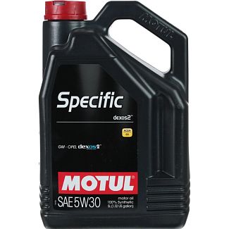 Масло моторное синтетическое 5л 5W-30 SPECIFIC Dexos 2 MOTUL