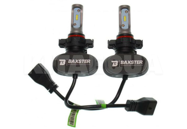LED лампа для авто H16 PGJ19-3 50W 6000K (комплект) BAXSTER (00-00007291) - 2