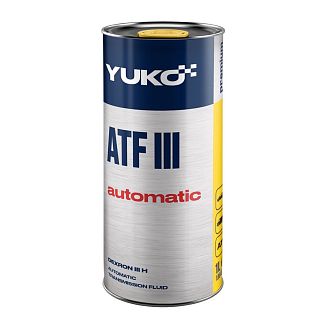 Масло трансмиссионное полусинтетическое 1л ATF III Yuko