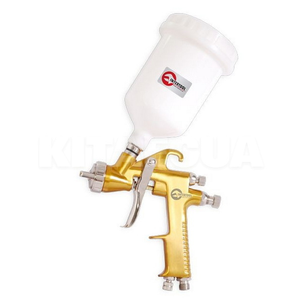 Краскопульт пневматический HP 1.5мм 5 бар бачок 600мл Intertool (PT-0113-INTERTOOL)