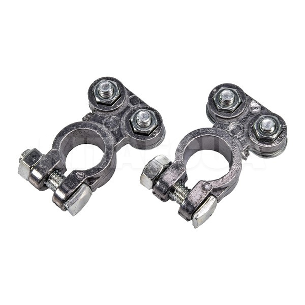 Клеми акумуляторні (-/+) алюмінієво-магнієвий сплав з притискною планкою (комплект) Дорожня карта (DK-TM04) - 3