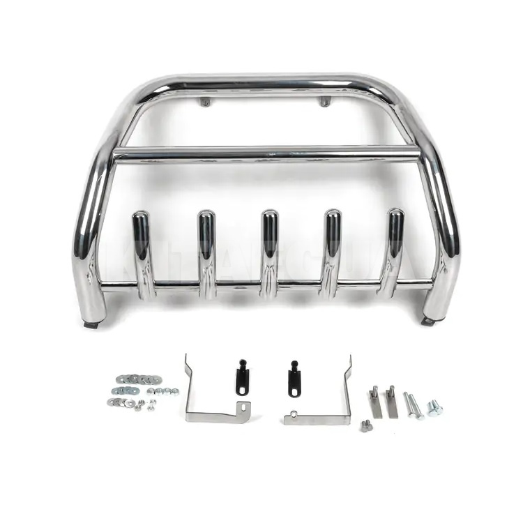 Кенгурятник WT003 Nissan Qashqai 2007-2010 51мм нержавеющая сталь CAN (dd20580) - 2