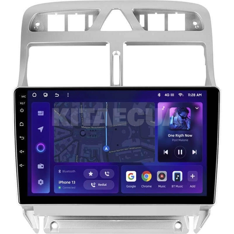 Штатна магнітола MOSS M2 4+32 Gb 9" Peugeot 307 1 2001-2008 AMS (49399)