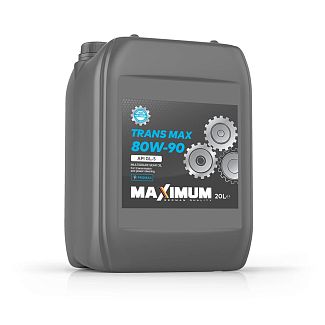 Масло трансмиссионное минеральное 20л 80W-90 Trans Max GL-5 MAXIMUM