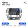 Штатна магнітола X1 2+32Gb 10" Nissan Patrol 6 Y62 2010-2020 (F2) Teyes (26844)
