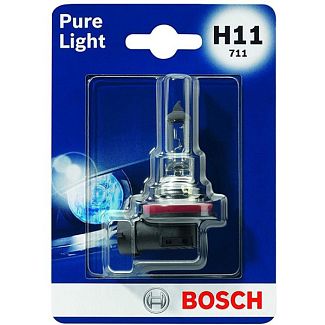 Галогенная лампа H11 55W 12V Pure Light Bosch
