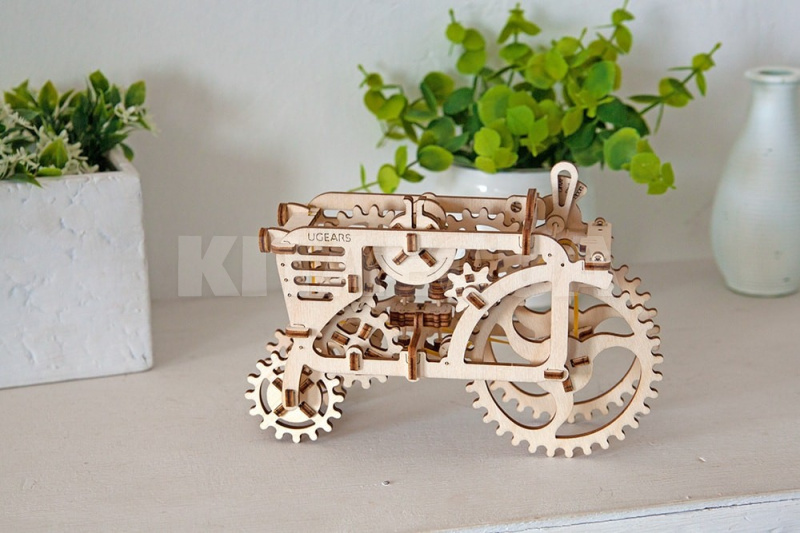 Механический 3D пазл "Трактор" UGEARS (70003) - 4