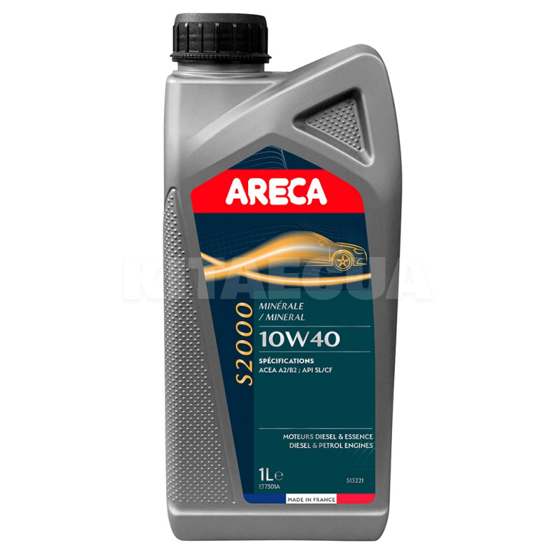 Масло моторное полусинтетическое 1л 10W-40 S2000 ARECA (PF011457)