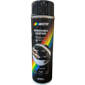 Краска "жидкая резина" 500мл черная MOTIP