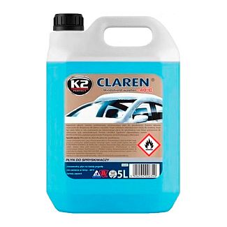 Омыватель-концентрат зимний 5л -40°С Claren Windshield washer concentrate K2