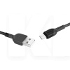 Кабель USB - Type-C 3A X20 3м черный HOCO (6957531068969)