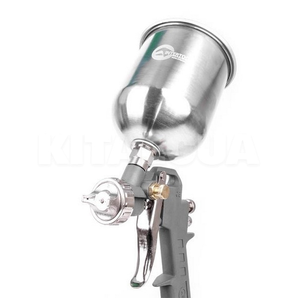 Краскопульт пневматический HP 1.5мм 5 бар бачок 600мл Intertool (PT-0205-INTERTOOL) - 8