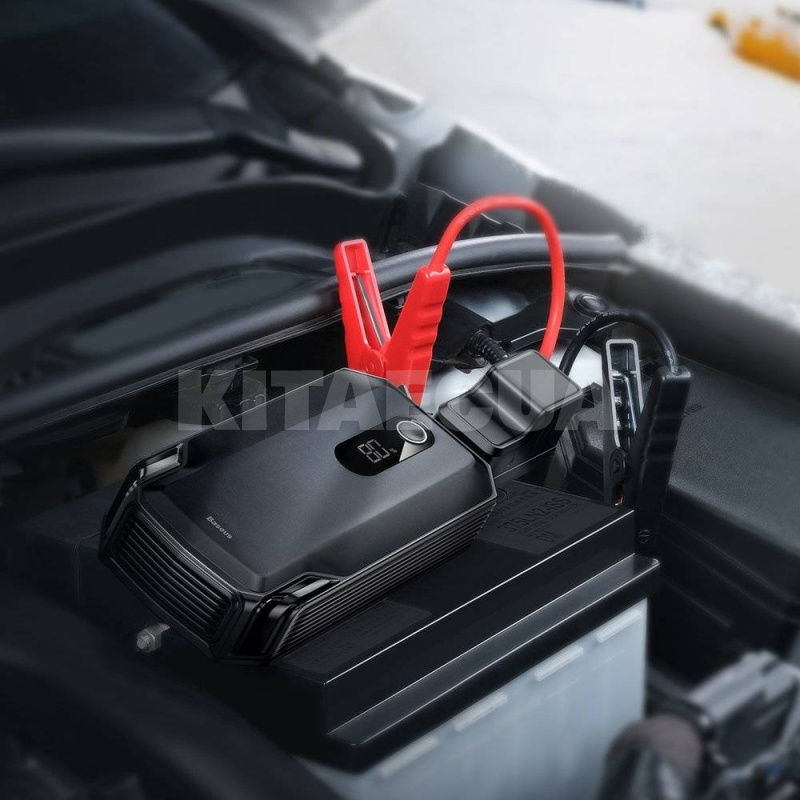 Пусковий пристрій (бустер) та зовнішній акумулятор Super Energy Max Car Jump Starter 20000 mAh BASEUS (335180001) - 6