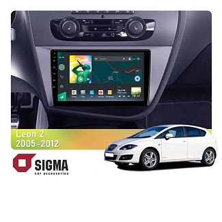 Штатная магнитола X9464 4+64 ГБ 9" Seat Leon 2 2005-2012 (F2) SIGMA4car