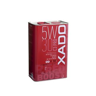 Масло моторне синтетичне 4л 5W-30 C3 Pro Red Boost XADO
