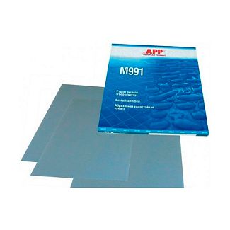 Наждачная бумага P1200 0.23x0.28м водостойкая синяя APP