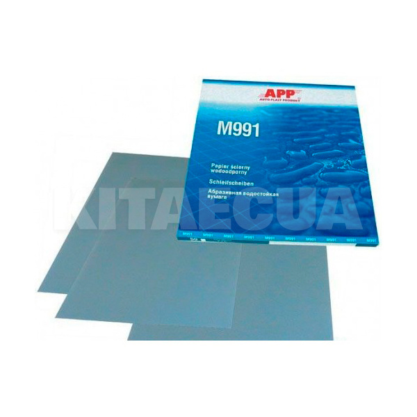 Наждачная бумага P1200 0.23x0.28м водостойкая синяя APP (351)