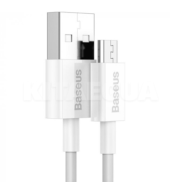 Кабель USB microUSB Superior Series Fast Charging 2А 2м білий BASEUS (CAMYS-A02) - 7