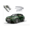 Дефлекторы окон (ветровики) молдинг из нержавеющей стали 3D на BMW X2 (2020-н.в) 4 шт. FLY (BBMWX22023-W/S)