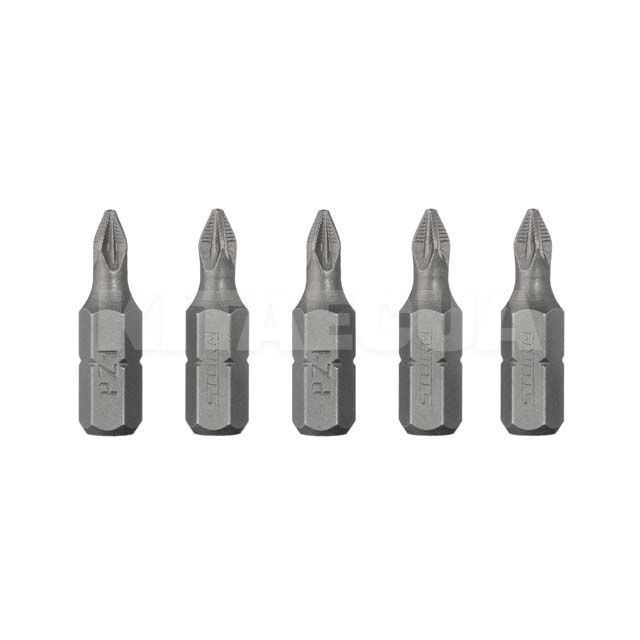 Комплект біт PZ1 1/4" 25мм ACR S2 5шт. Intertool (VT-0208) - 2