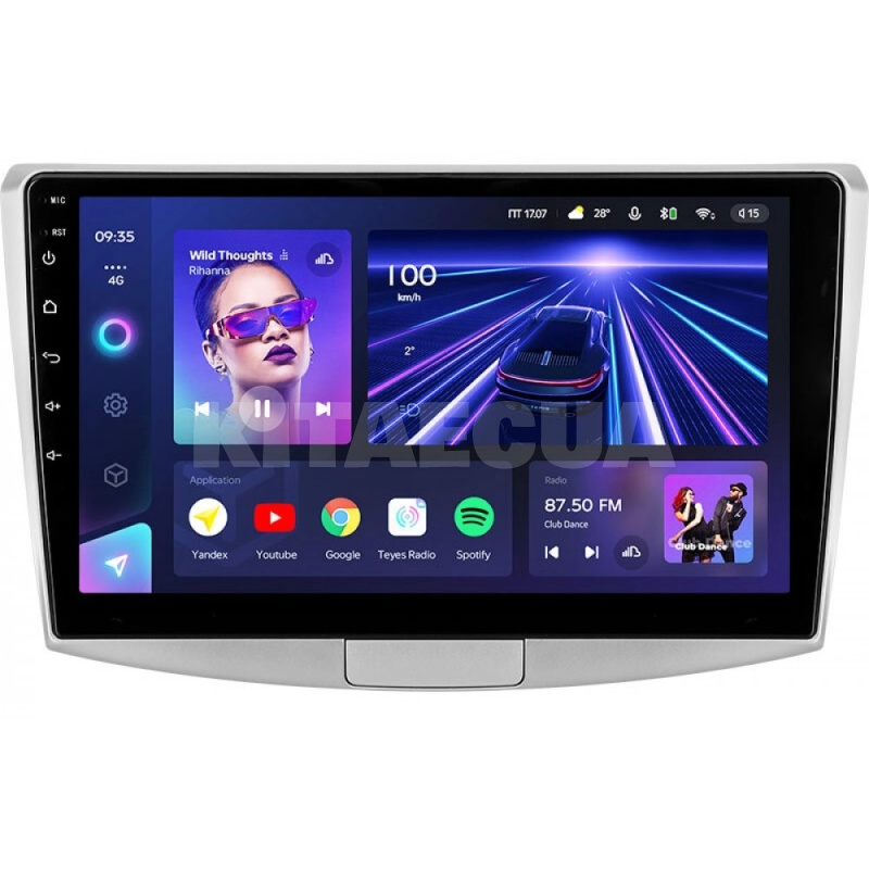 Штатная магнитола CC3L 4+64 Gb 10" Volkswagen Passat 7 B7 2010-2015 silver Teyes (52386)