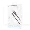 Кабель USB Lightning 2.4A 1м Double Way Silicone білий PROOVE (505060003)