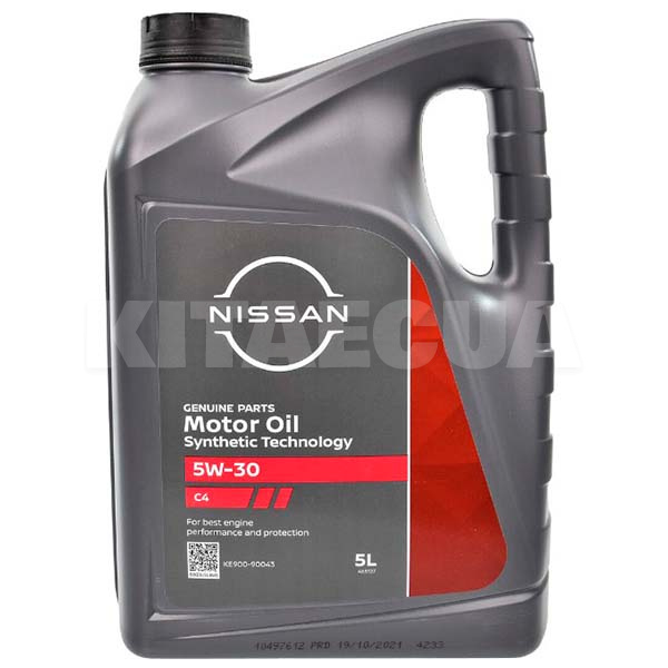 Масло моторное синтетическое 5л 5W-30 Synthetic Technology NISSAN (KE90090043)