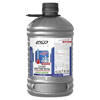 Присадка-концентрат в дизтопливо с диспергатором 3.35л антигель LAVR
