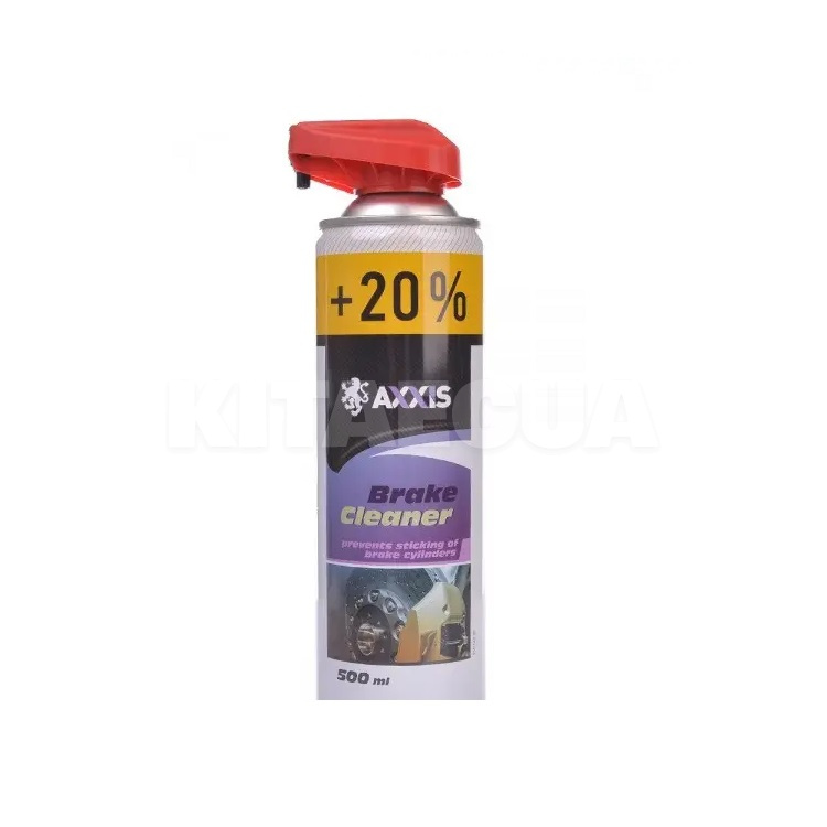 Очищувач гальмівної системи та зчеплення 500мл Brake Cleaner AXXIS (VSB-060+20)