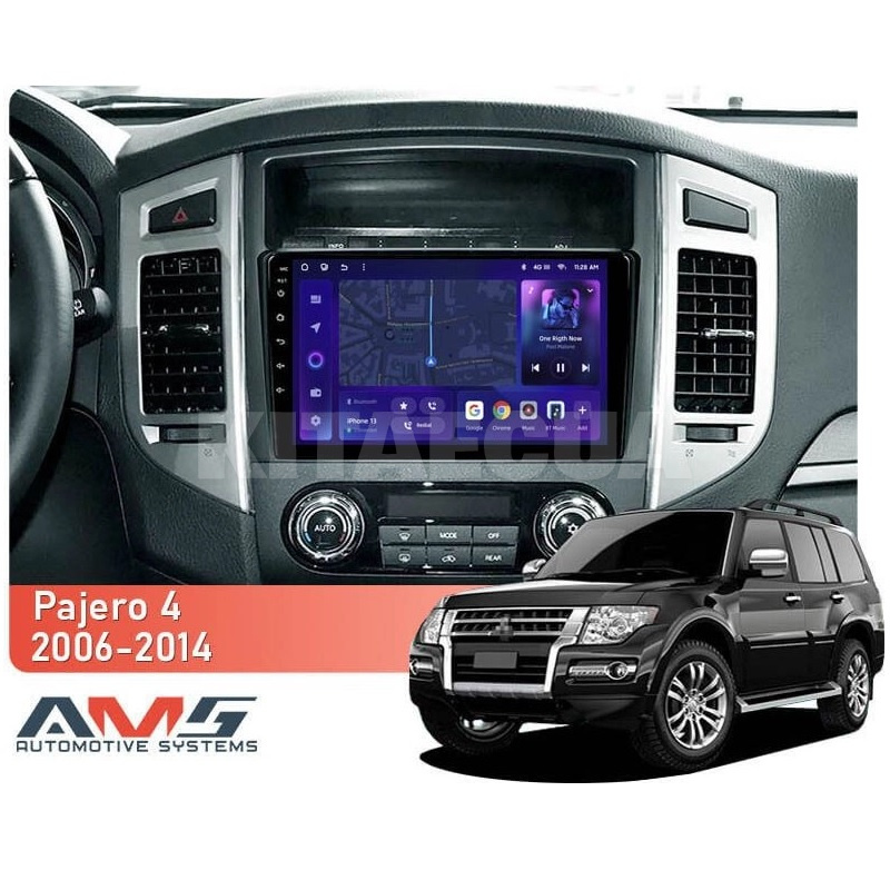 Штатна магнітола MOSS M3 4+32 ГБ 9" Mitsubishi Pajero 4 V80 2006-2024 AMS (50562) - 2