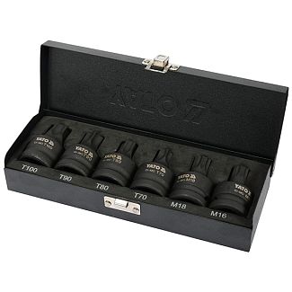 Набор бит ударных 3/4" TORX/SPLINE 6 предметов YATO