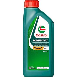 Масло моторное синтетическое 1л 5W-40 MAGNATEC DIESEL DPF CASTROL