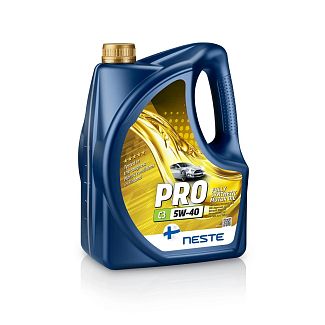 Масло моторное синтетическое 4л 5W-40 Pro С3 NESTE