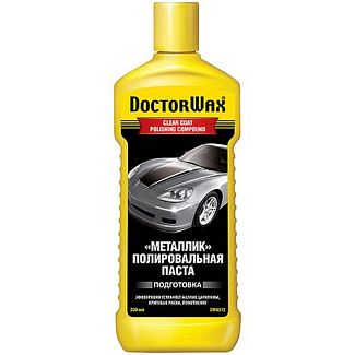 Полірувальна паста "Металік" 300мл Clear Coat Polishing Compound DoctorWax